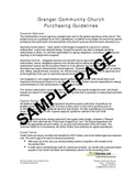 Purchasing Guidelines