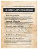 Creative Arts Constants