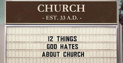 12 Things God Hates About Church, Week 4 - Isolation, Casual Commitment & Religious Clones